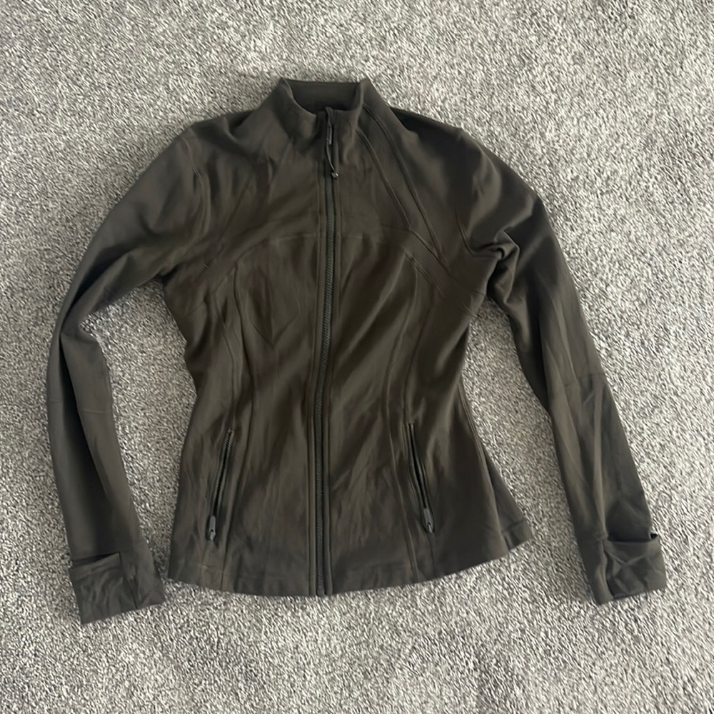 Lululemon Define Jacket - dark olive, 8